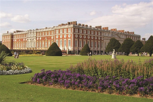 External view of Hampton Court Palace